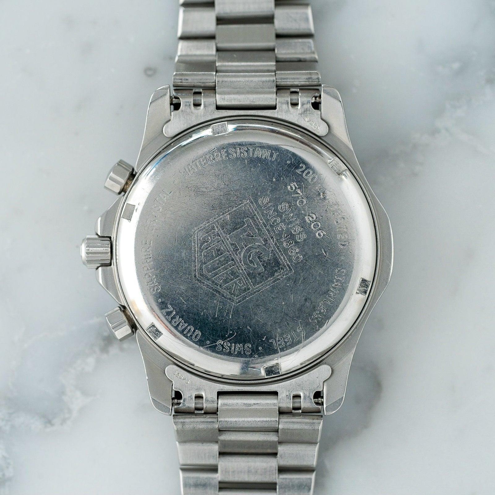 タグホイヤー 2000 プロフェッショナル 570.206 クロノグラフ 1990年代