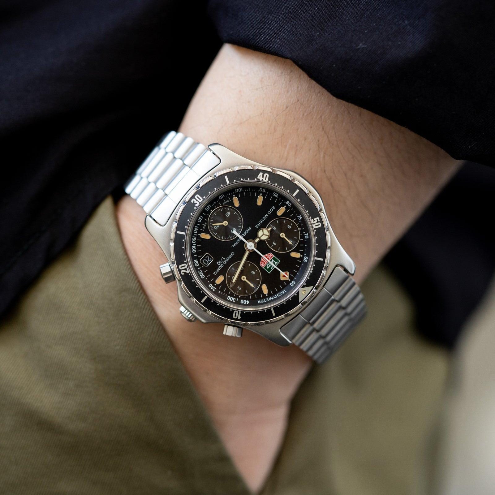 タグホイヤー 2000 プロフェッショナル 570.206 クロノグラフ 1990年代