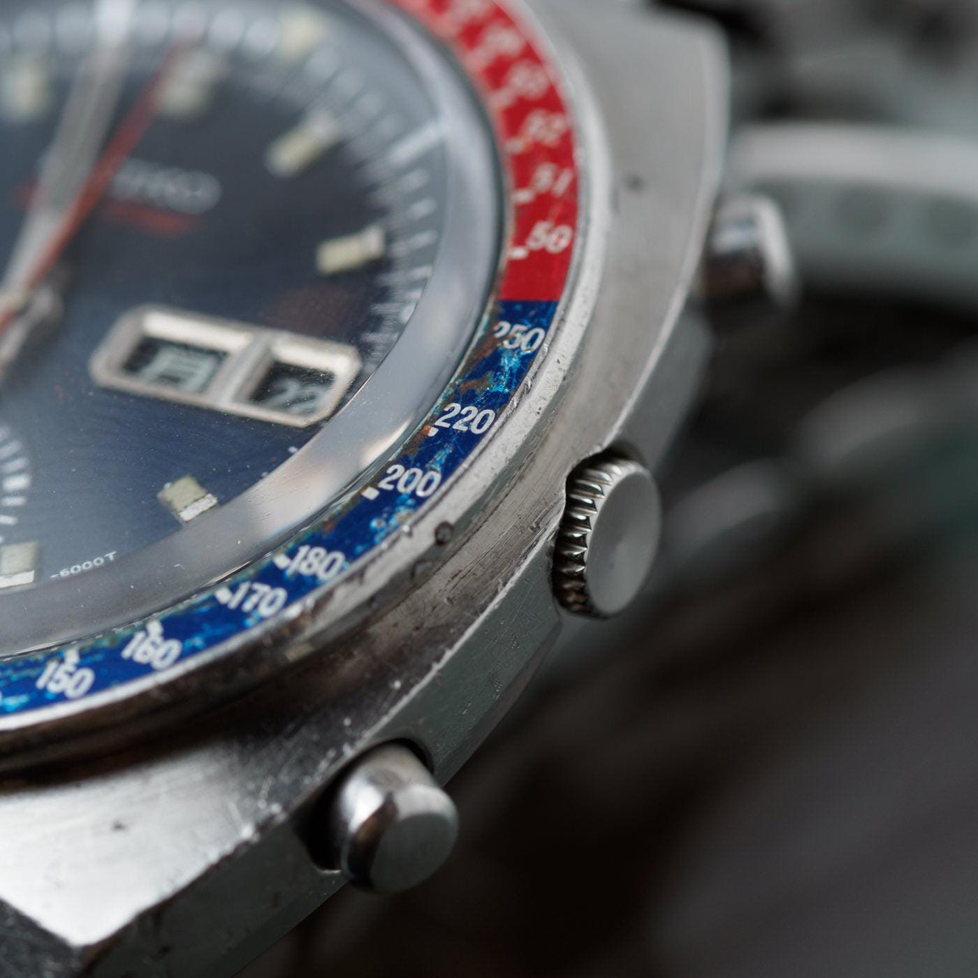 セイコー5 スポーツ スピードタイマー 6139-6000 ペプシベゼル 1969年