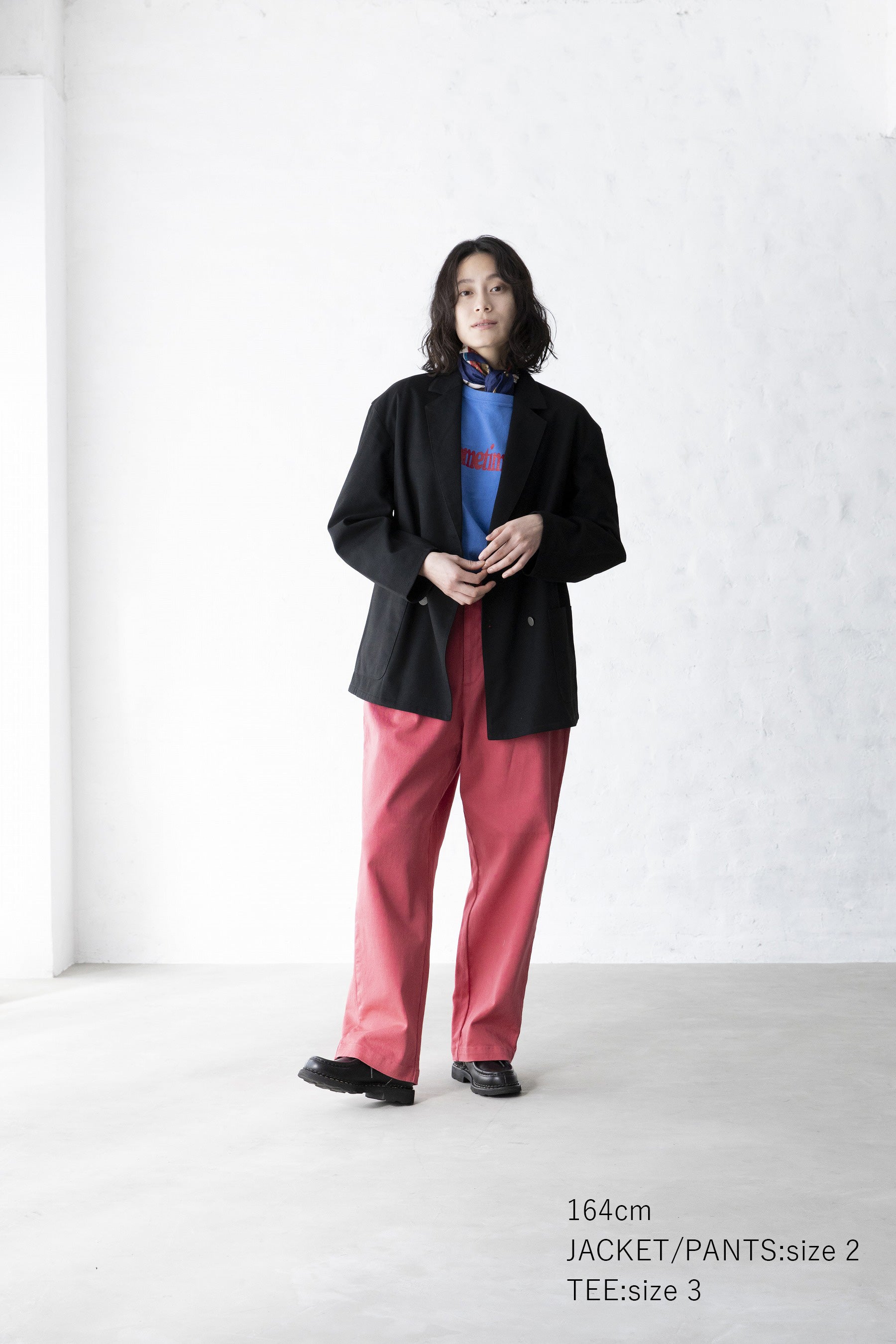 環境配慮素材》FLANNEL EASY JACKET オンオフ兼用 セットアップ対応