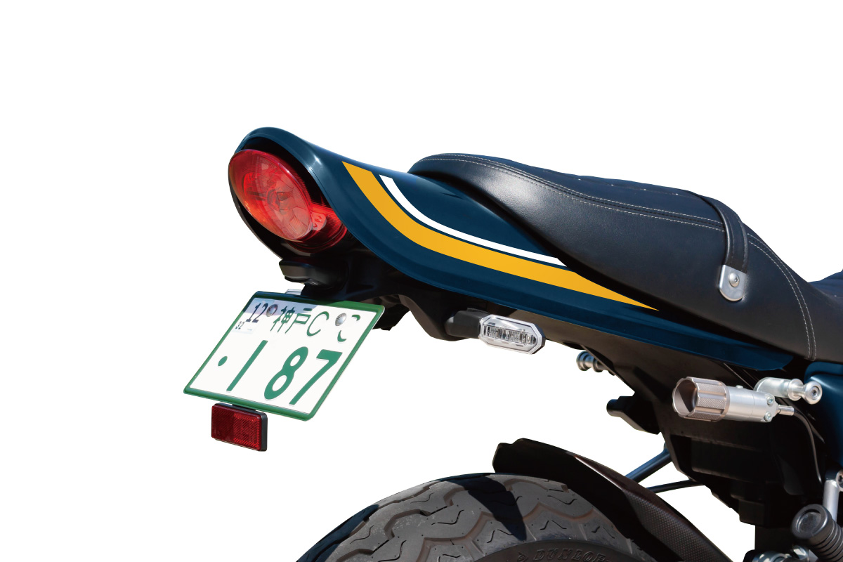 ≪Z900RS専用 ABSロングテールカウルver.2 青玉虫ラインナップします