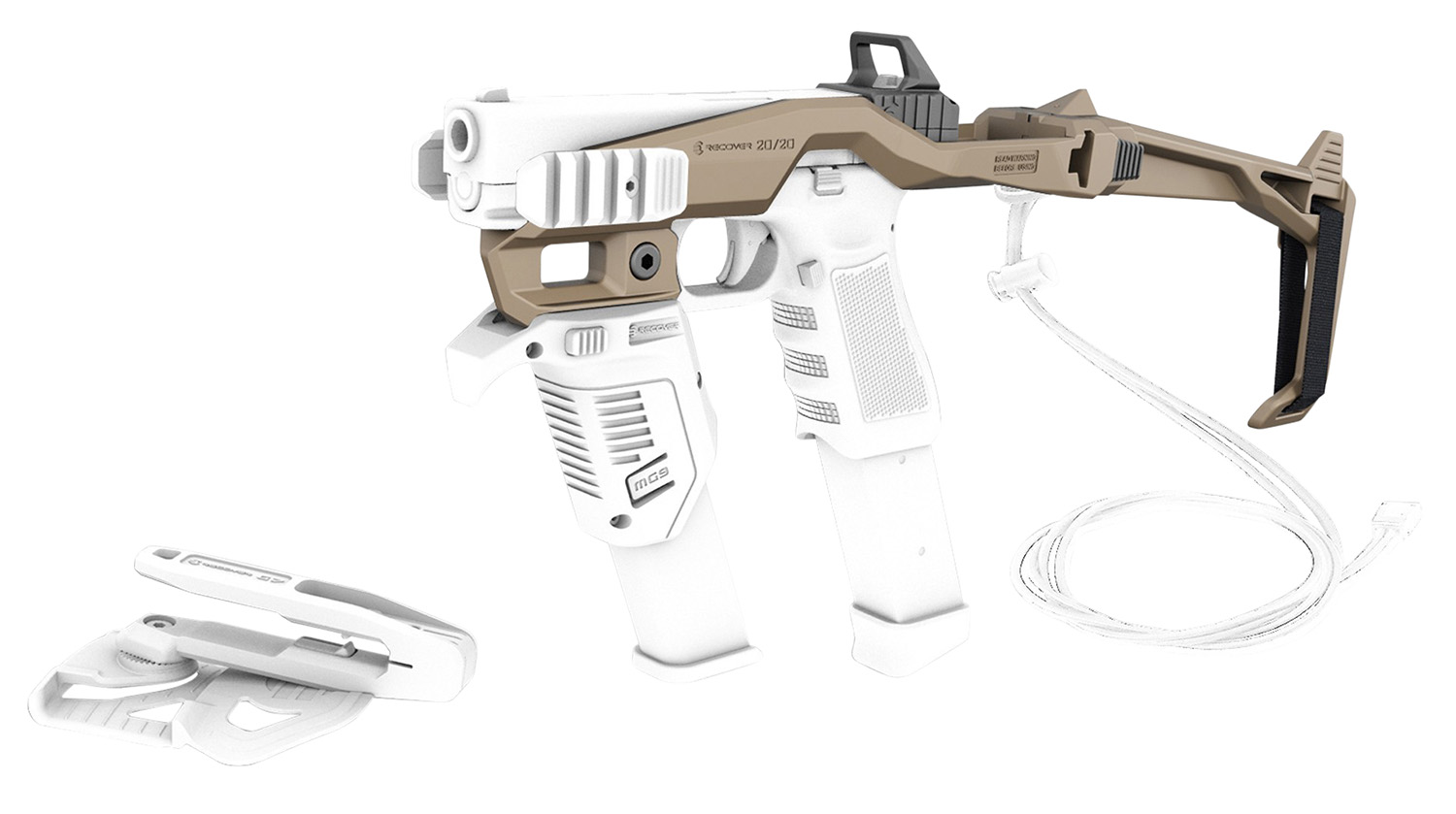 Recover Tactical® 20/20®N スタビライザー キット グロック 19、17、26 用