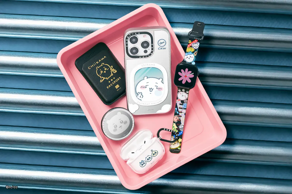 ちいかわ x CASETiFY」iPhoneケースやApple Watchバンドなどを