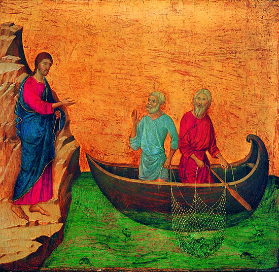 聖ペトロとアンデレの召命「あなたがたを人間をとる漁師にしてあげよう」