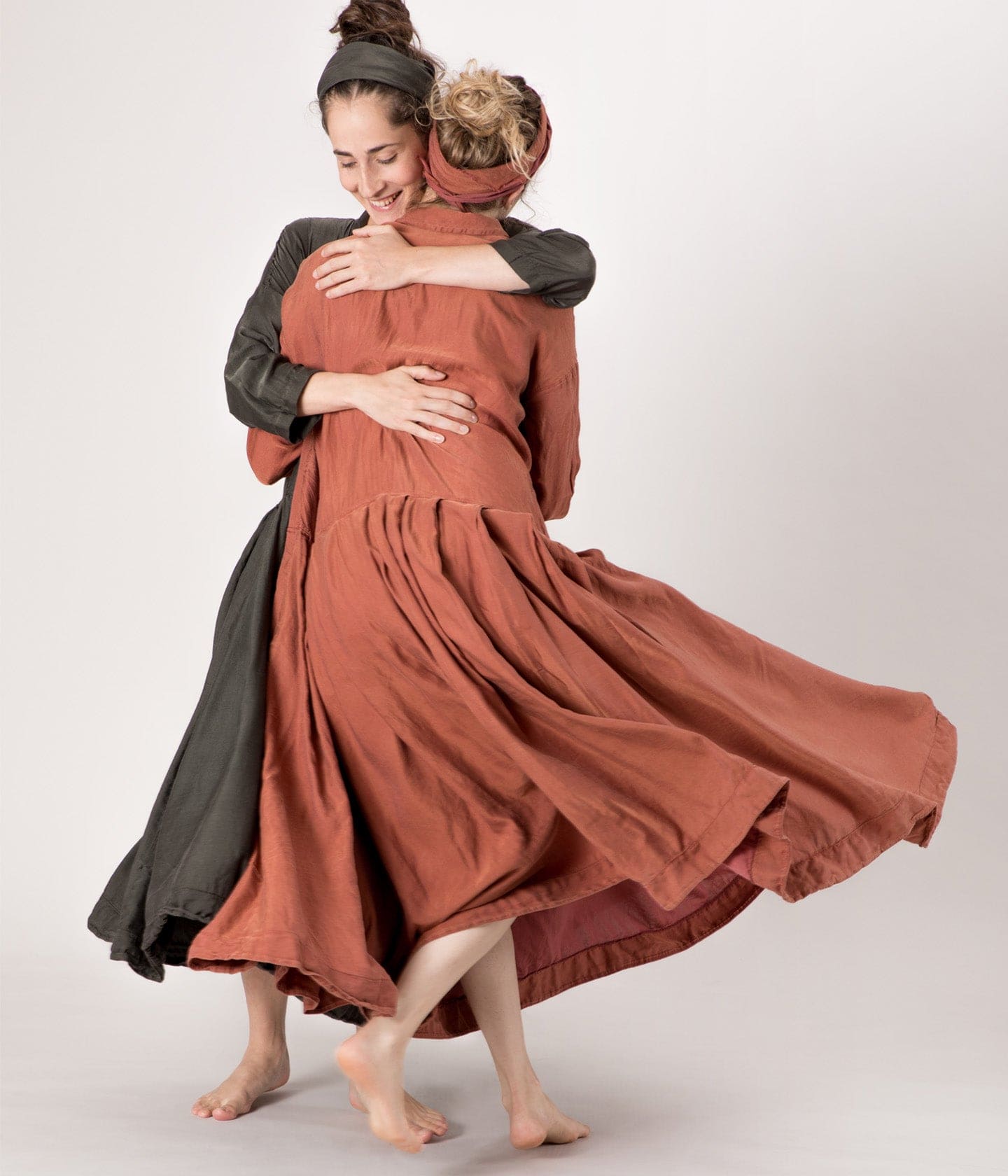 ALBUM DI FAMIGLIA - PLEATED COLLAR DRESS SC - SILK COTTON – Art. 27