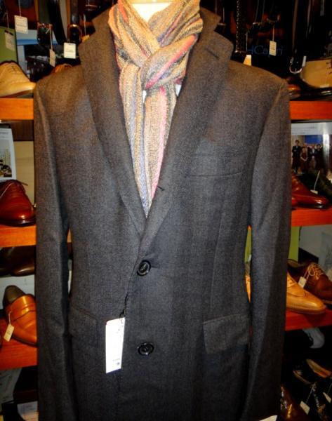 カルーゾ CARUSO】新品 チェスターコート 50 ダークグレー色