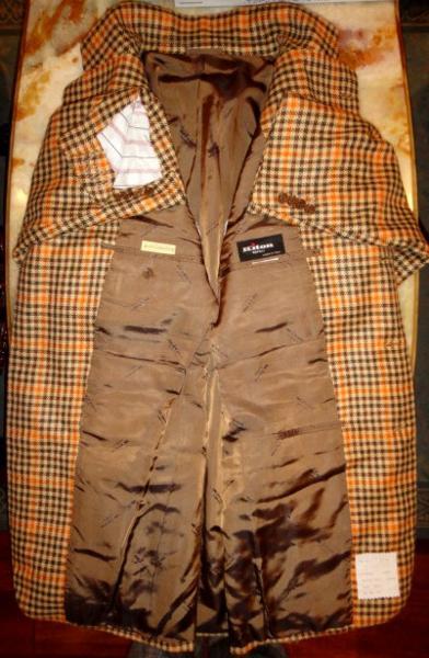 Kiton キトン】秋冬向け 贅沢カシミヤ100％ 千鳥格子柄ジャケット 48