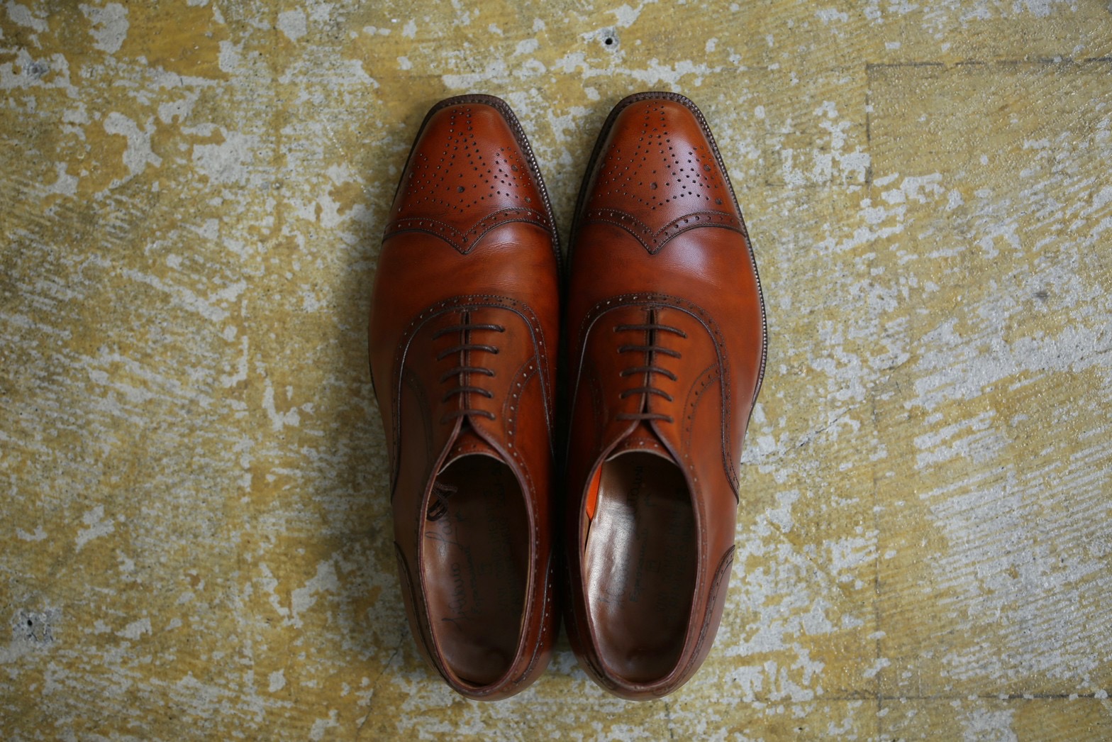 シルバノ ラッタンジ Silvano Lattanzi】内羽根 ハンドソーン製法