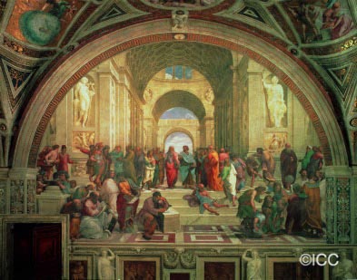 アテネの学堂」 ラファエロ・サンティ | 世界の美術館