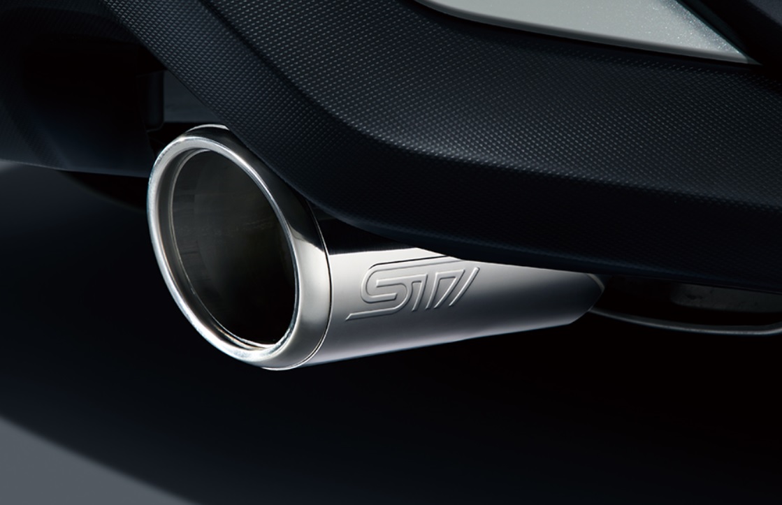 レヴォーグ・VN STI Sport用 大型マフラーカッター(STIロゴ) が安い