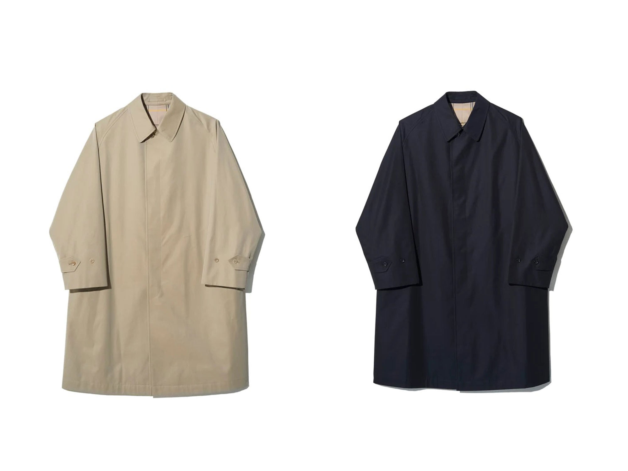 一枚袖コートの最高傑作。アナトミカのシングルラグランコート