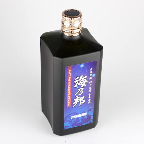 海乃邦 10年古酒 平成28年県知事賞受賞酒 43度,720ml / 沖縄県酒造協同