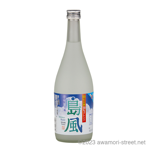 島風 10年古酒20%ブレンド 30度,720ml / 石川酒造場 / 泡盛ストリート.net