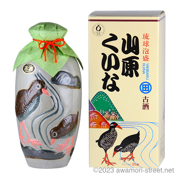 山原くいな 古酒 白壺 35度,360ml ハーフボトル / やんばる酒造 / 泡盛