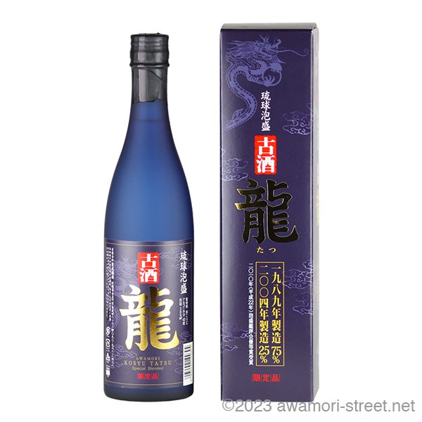 龍 平成元年古酒 42度,1800ml 1989年に製造した30年以上古酒 / 金武
