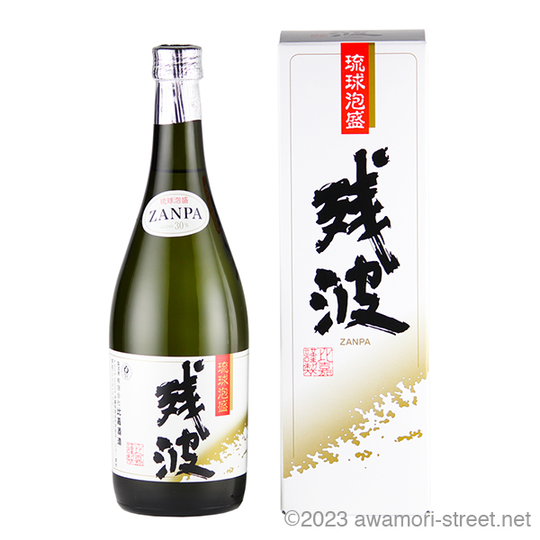 残波 5年古酒 30度,360ml ハーフボトル x 6本セット / 比嘉酒造 / 泡盛