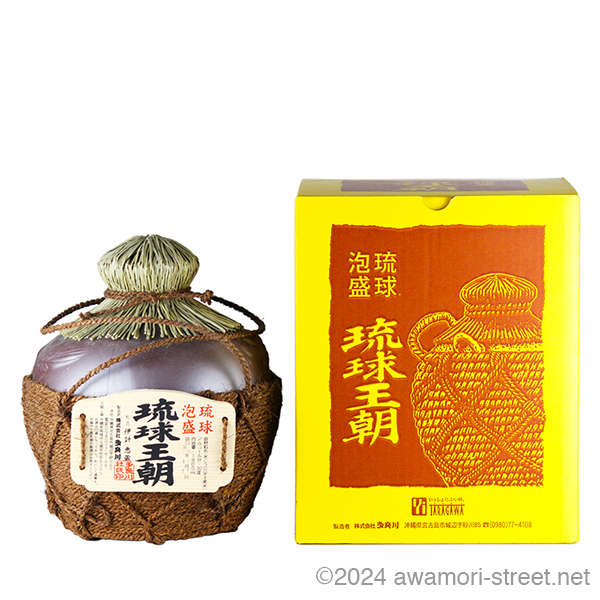 琉球王朝 一升縄巻き壺 30度,1800ml / 多良川 / 泡盛ストリート.net