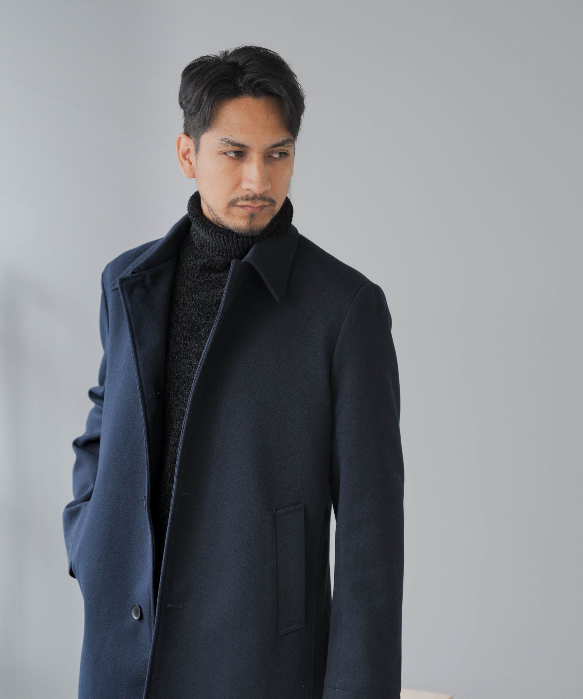 AWC] ステンカラー メルトンコート | AWC - AcviveWorkerComponents