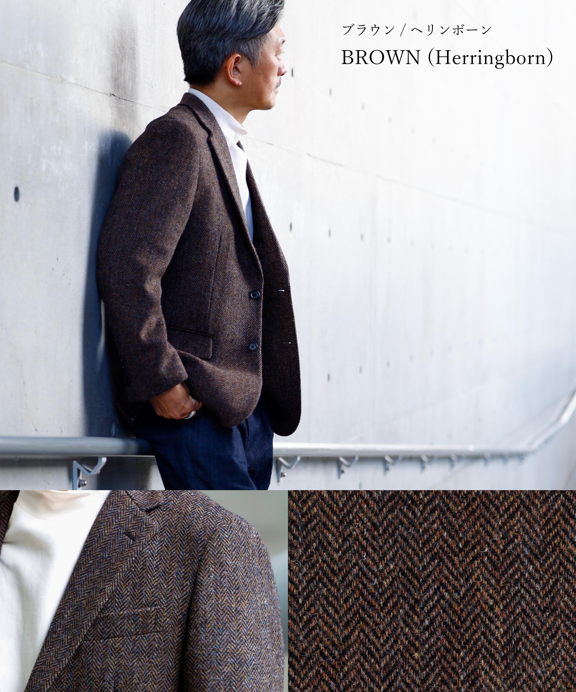 HARRIS TWEED ] ツイードテーラードジャケット – AWC │ active worker