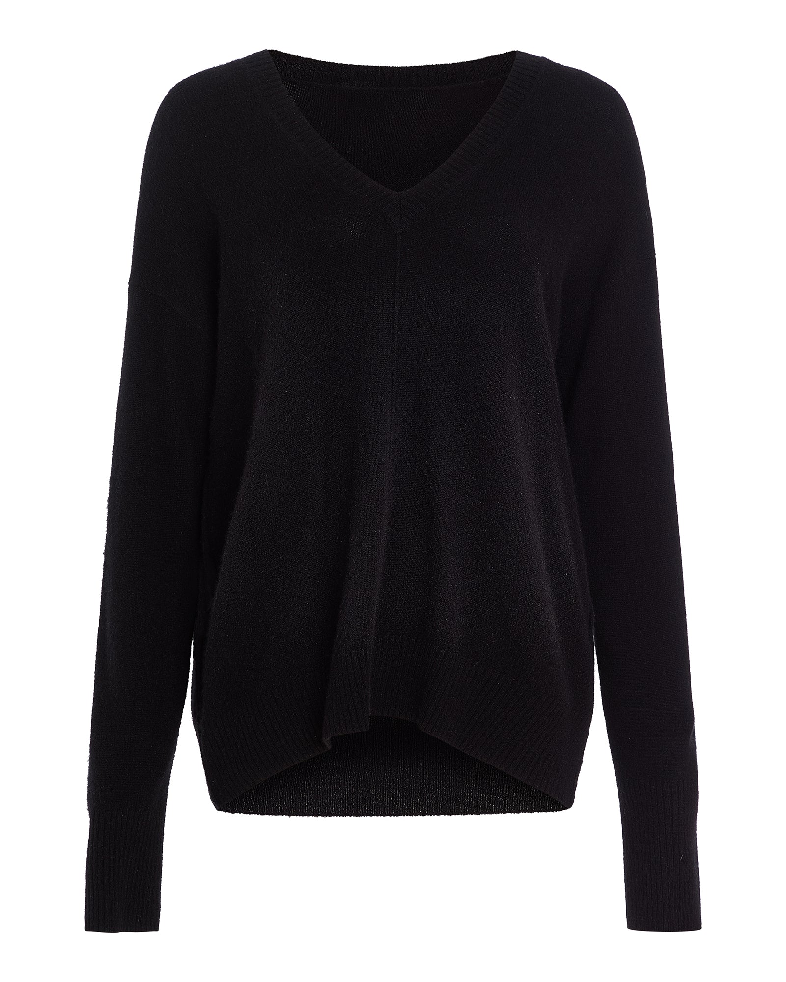 Cashmere V-Neck Sweater - Black – ATM Anthony Thomas Melillo