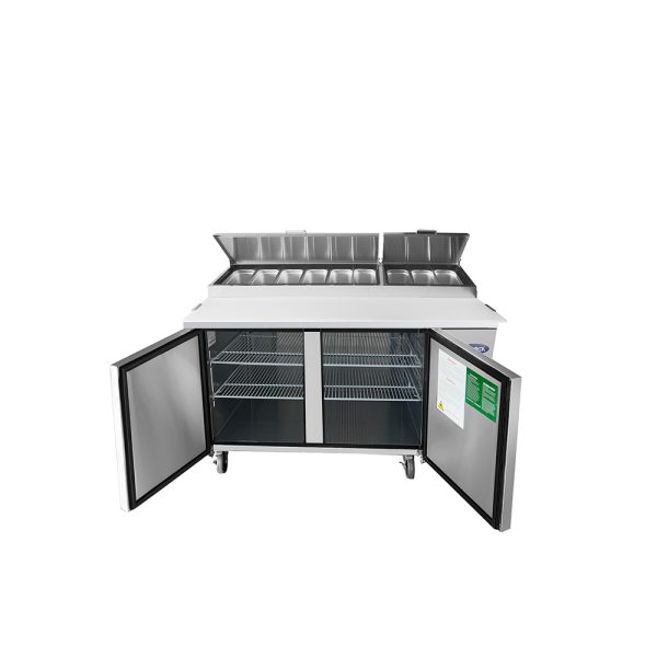 MPF8202GR — 67″ Refrigerated Pizza Prep. Table - Atosa
