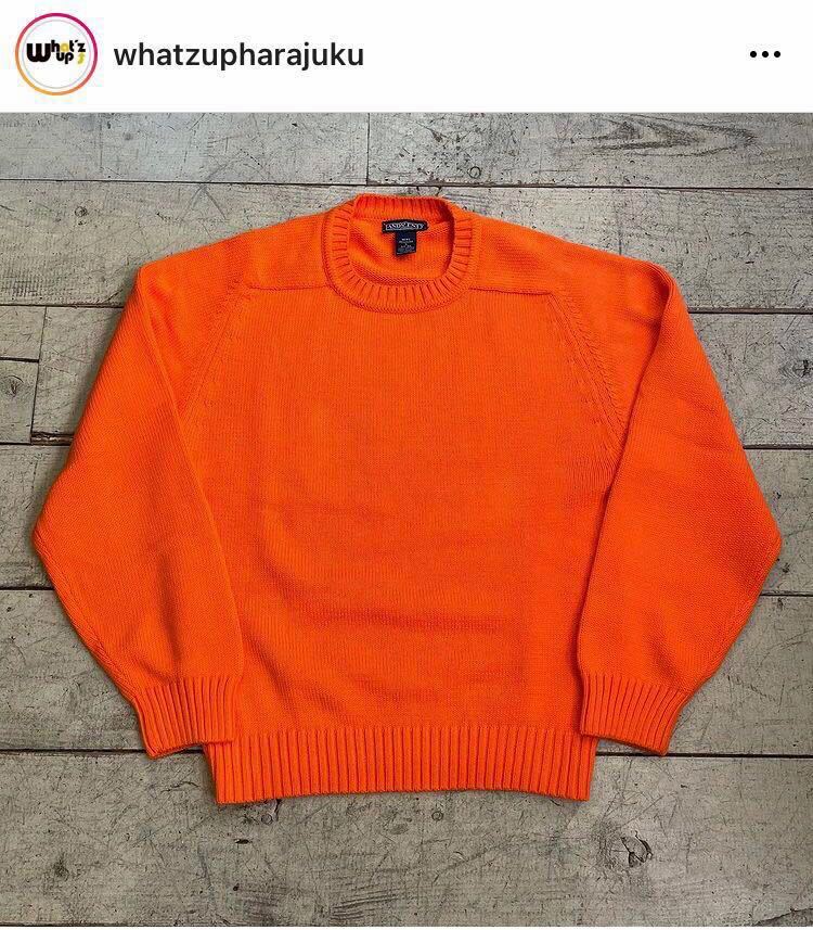 激レアカラー☆ エルメス オレンジ 90s USA製 ランズエンド LANDS' END