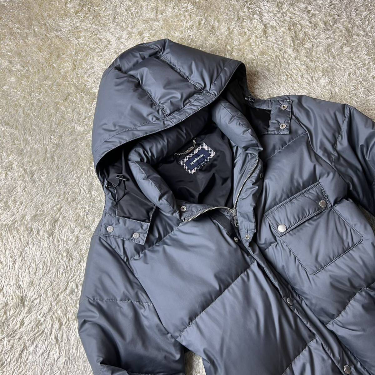 B33 希少色!! ダウン90％使用○ ニューヨーカー ダウンコート ダウン