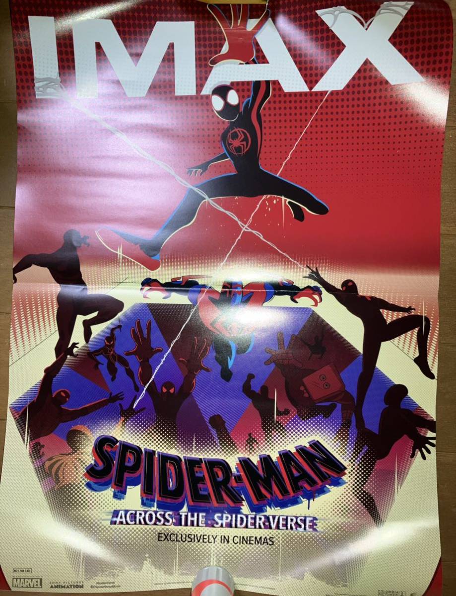 スパイダーマン アクロス ザ スパイダーバース A3ポスター IMAX 入場