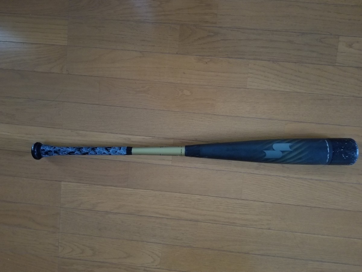 SSK 軟式用バット MM18 ブラック×ゴールド 84cm ミドルバランス(軟式用
