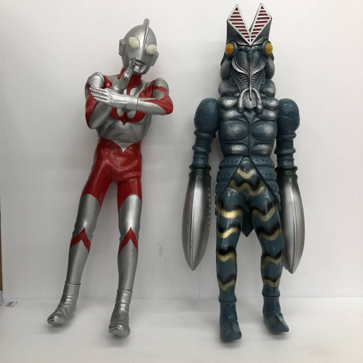 ウルトラマン バルタン星人 BIGソフビ 現状品 約62cm 1989 初代 1990