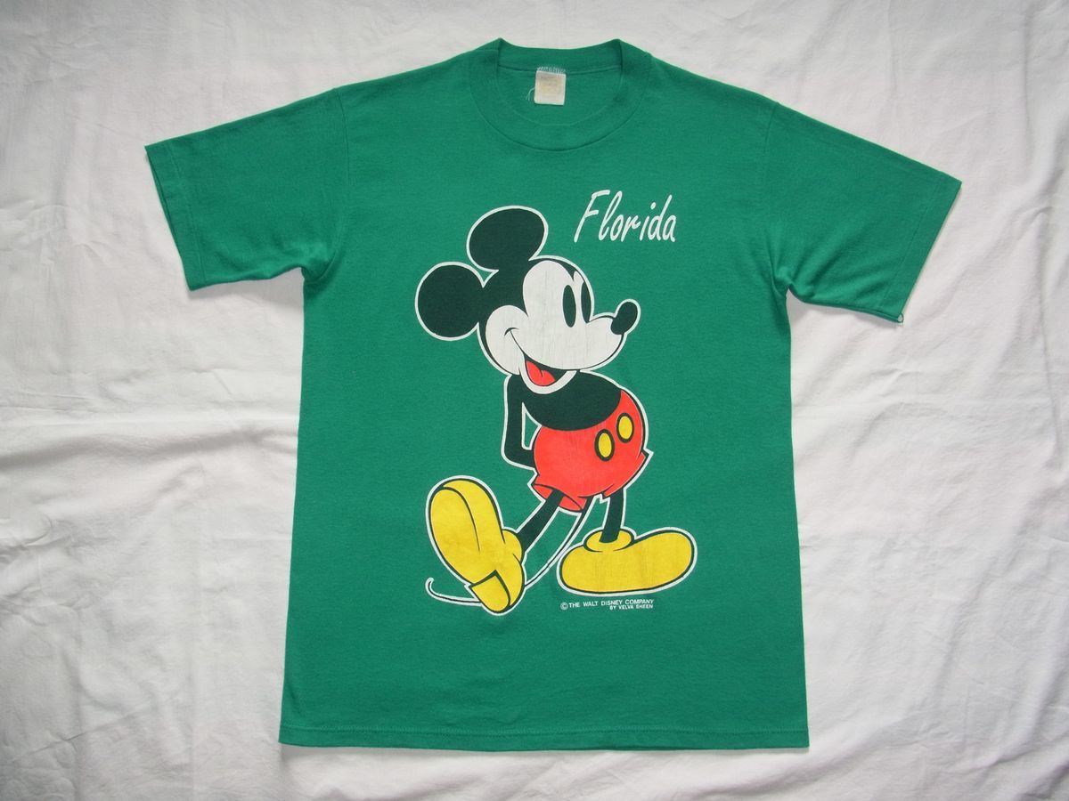 ☆ 80s USA製 ビンテージ MICKEY MOUSE ミッキーマウス Tシャツ sizeM