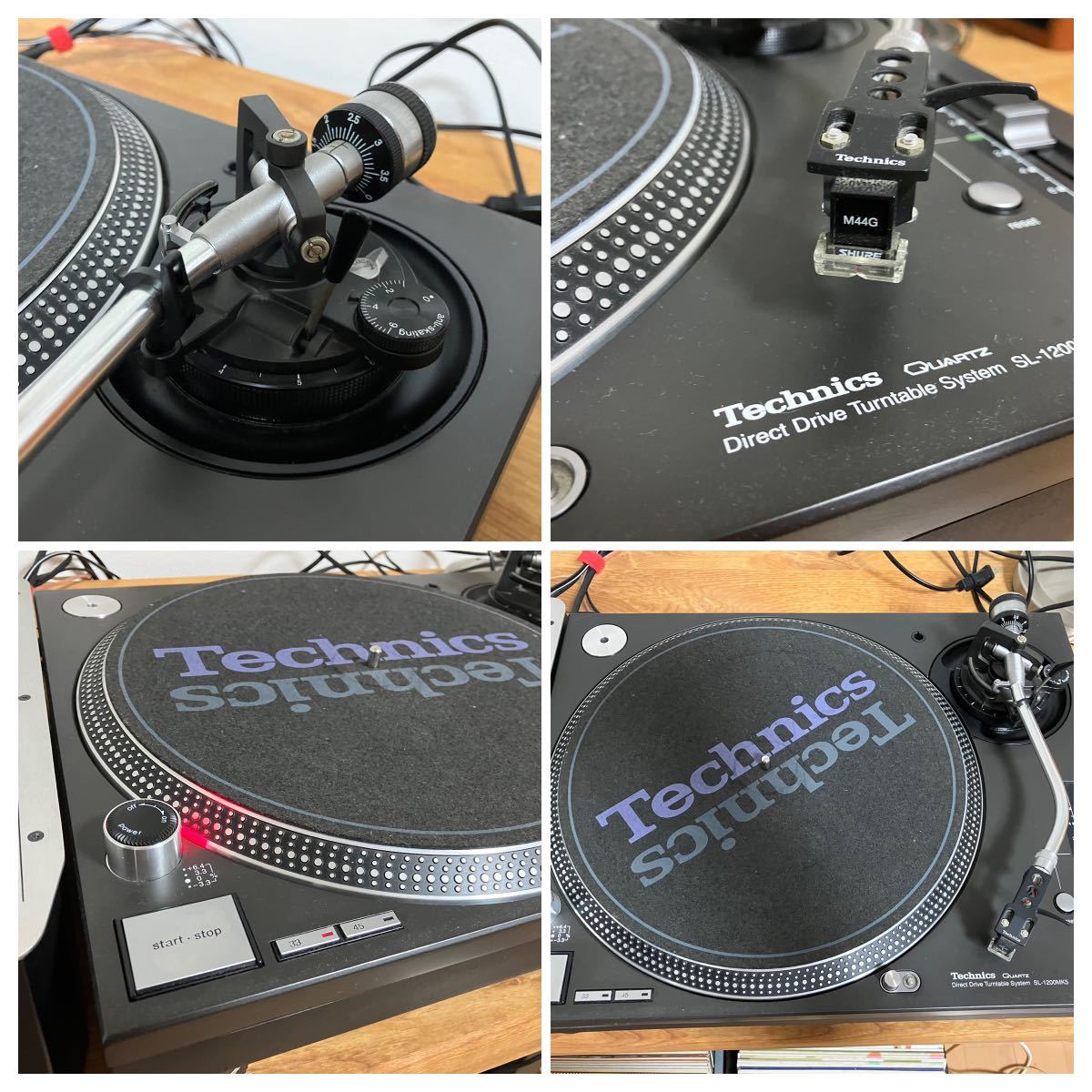 Technics テクニクスSL-1200 MK5 DJセット ターンテーブル ミキサー