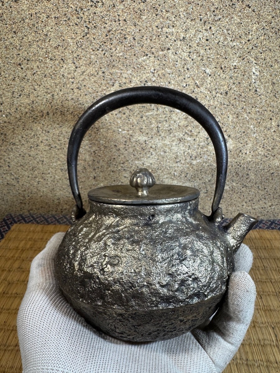 南部鉄器 鉄瓶 南部秀山 南部鉄瓶 佐藤秀次郎 作 共箱付属 Yahoo