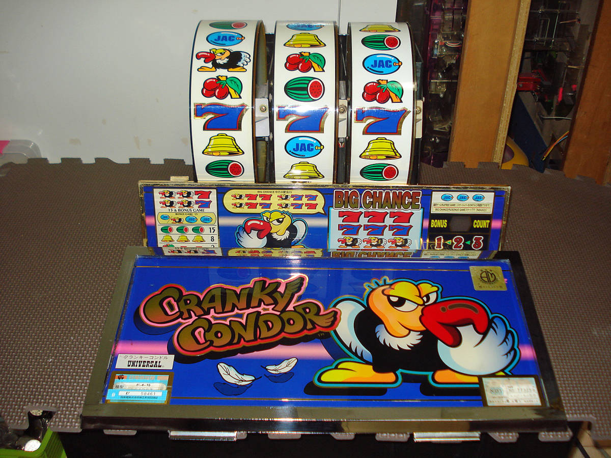 パチスロ4号機 ユニバーサル クランキーコンドル リール・パネルセット