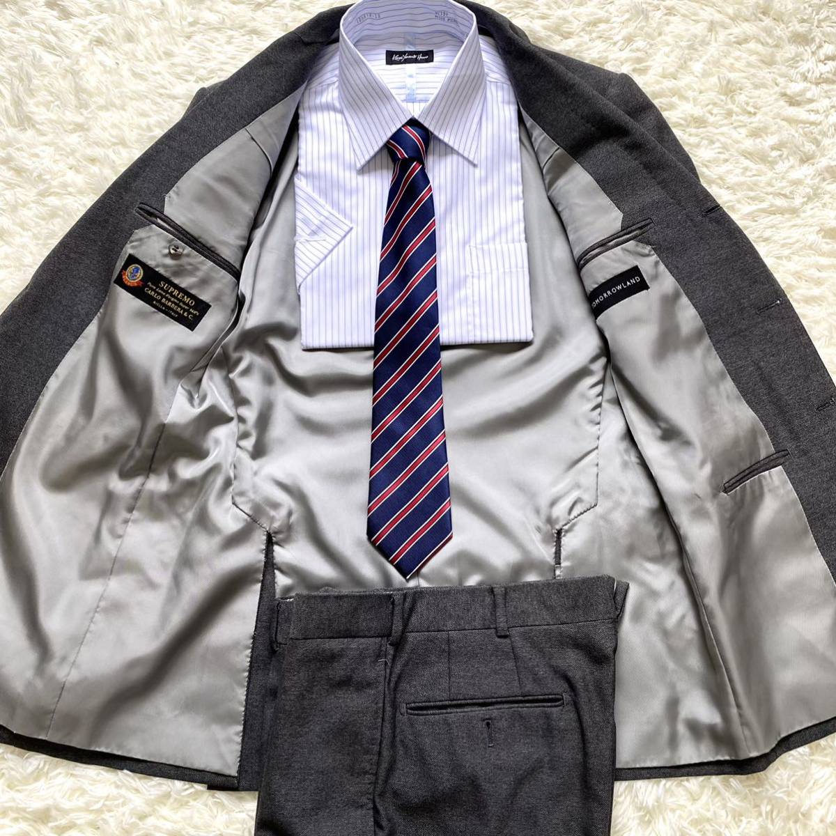 トゥモローランドピルグリム フランネルスーツ カルロバルベラ 秋冬