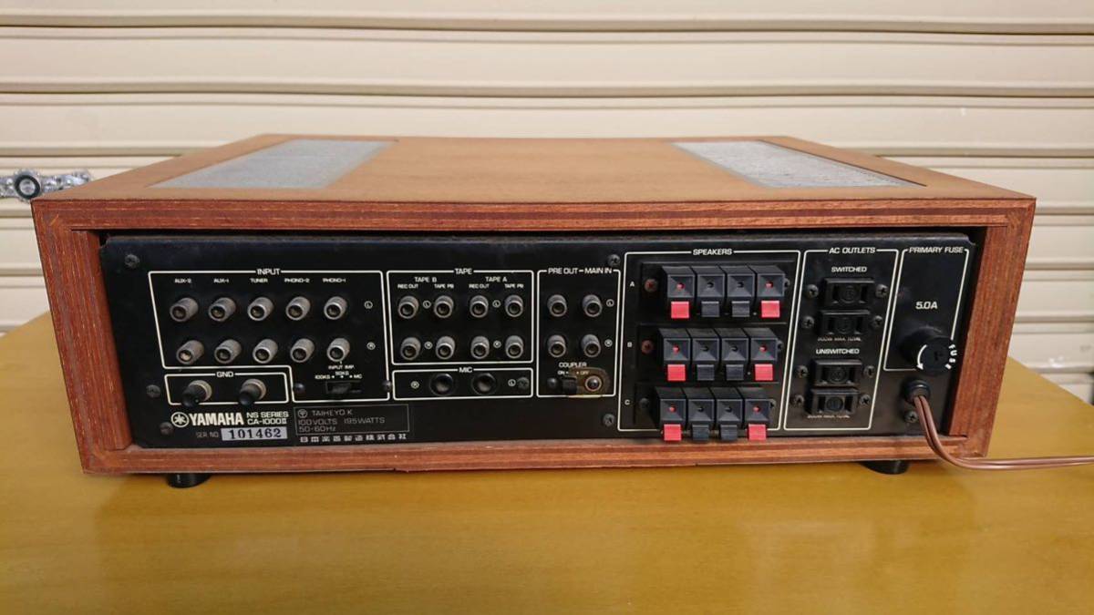YAMAHA プリメインアンプ CA-1000 Ⅱ 動作品 ヤマハ アンプ オーディオ