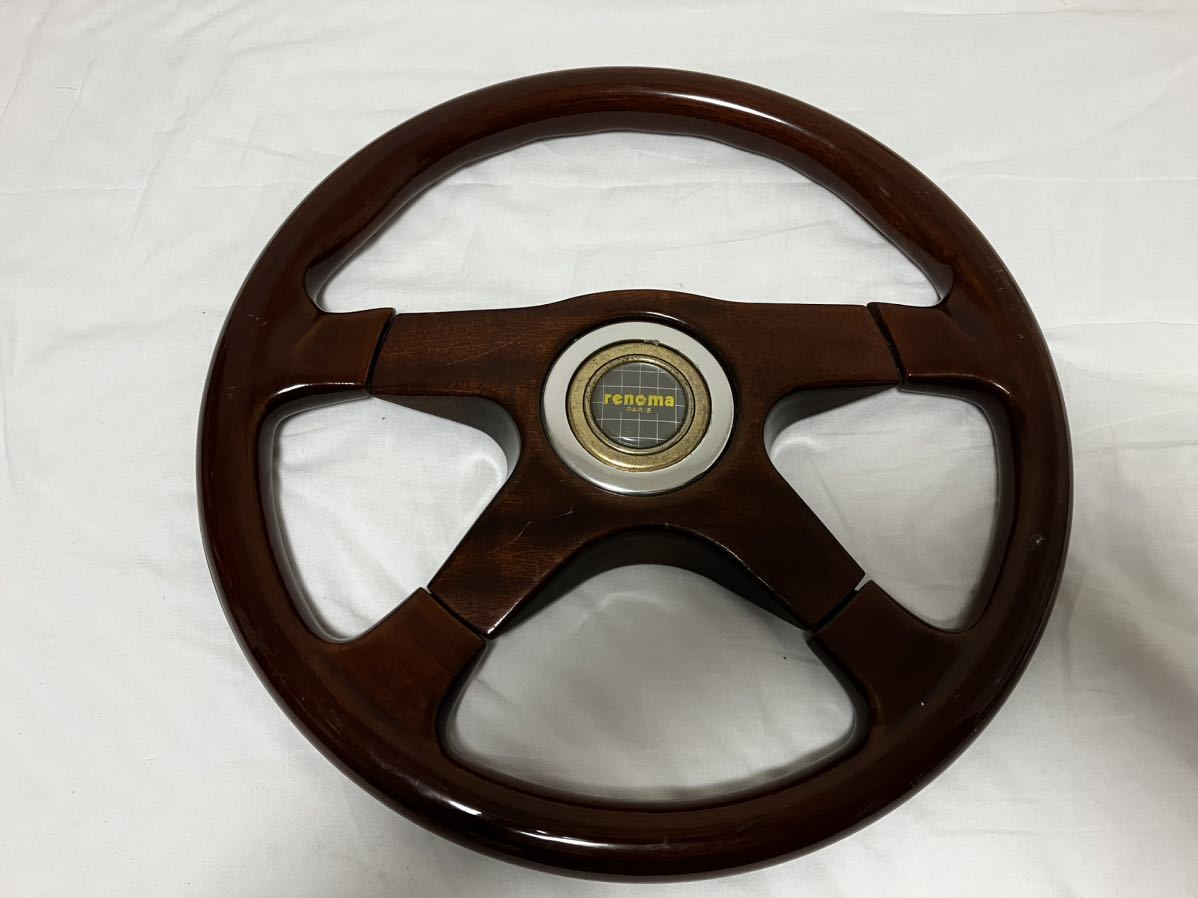 レノマ ステアリング ウッド ハンドル② italvolanti renoma PARIS