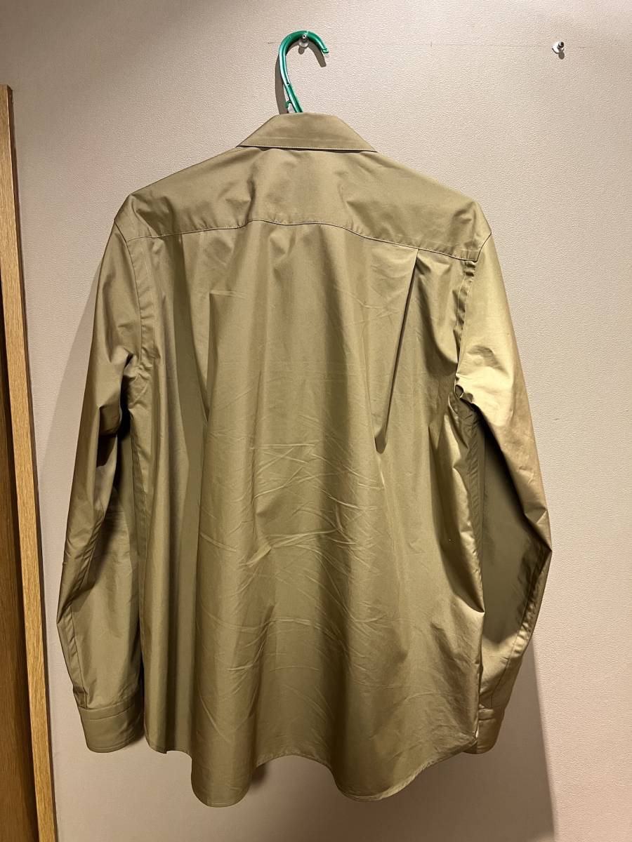 22SS sacai Cotton Weather Shirt ベージュ 2 サカイ シャツ Tシャツ
