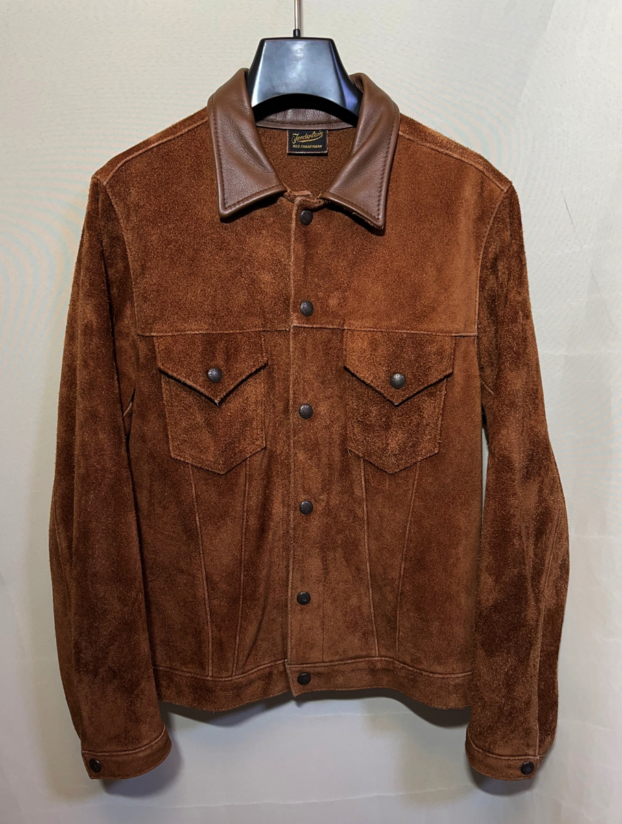 TENDERLOIN T-O.G.L.3RD BS JKT スエード トラッカー レザー