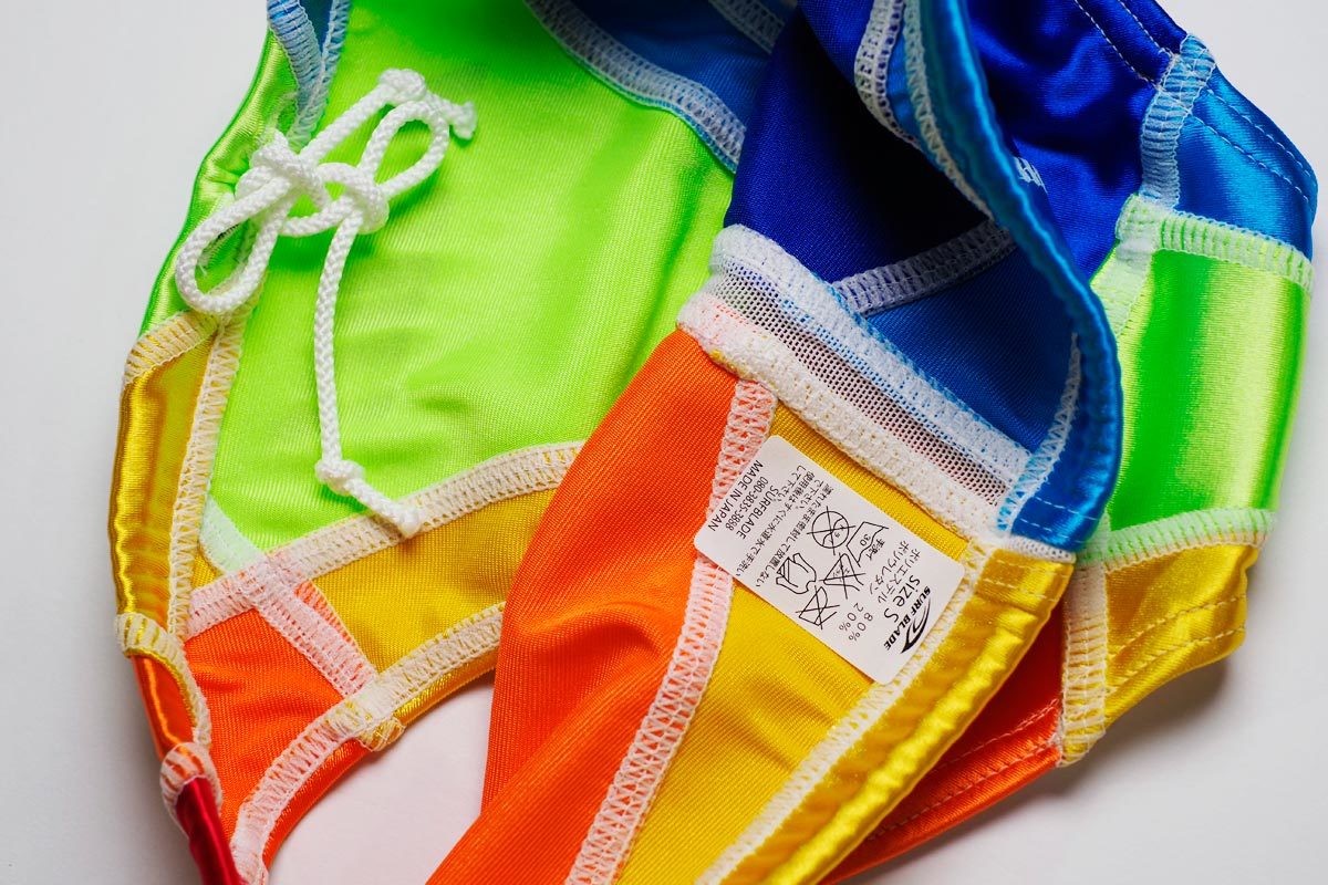 A-SURF/SURF BLADE 競パン マルチカラー レインボーカラー Sサイズ RQ