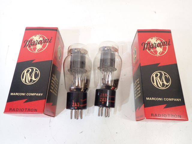 高額買取実施中!!】MARCONI マルコニー JAN 2A3 2本 電力増幅用直熱