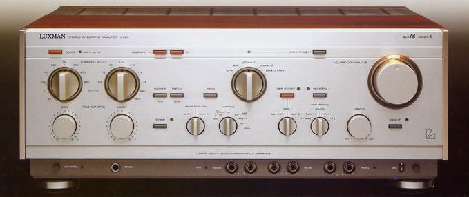 LUXMAN L-550の仕様 ラックスマン