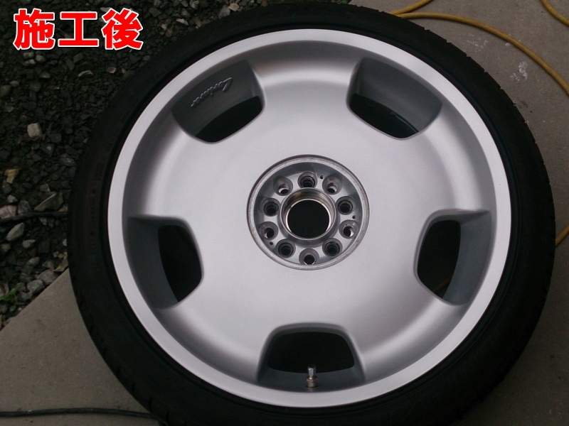 福岡市近郊でメルセデスベンツのアルミホイール修正・塗装はオート