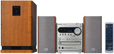 オンキヨー、5.1chにアップグレード可能なDVDミニコンポ