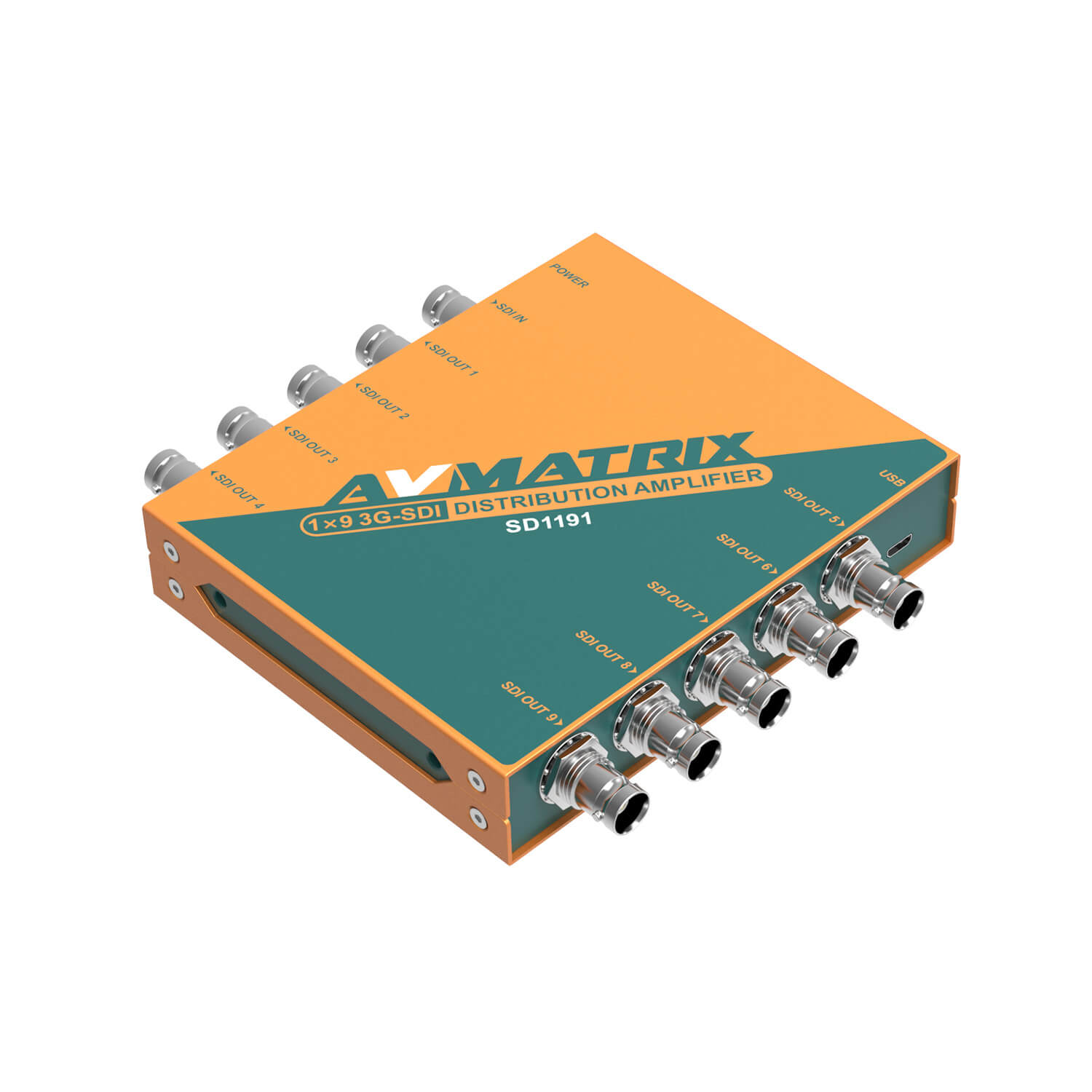 SD1191 | リクロック搭載3G-SDI 9分配器 | AVMATRIX