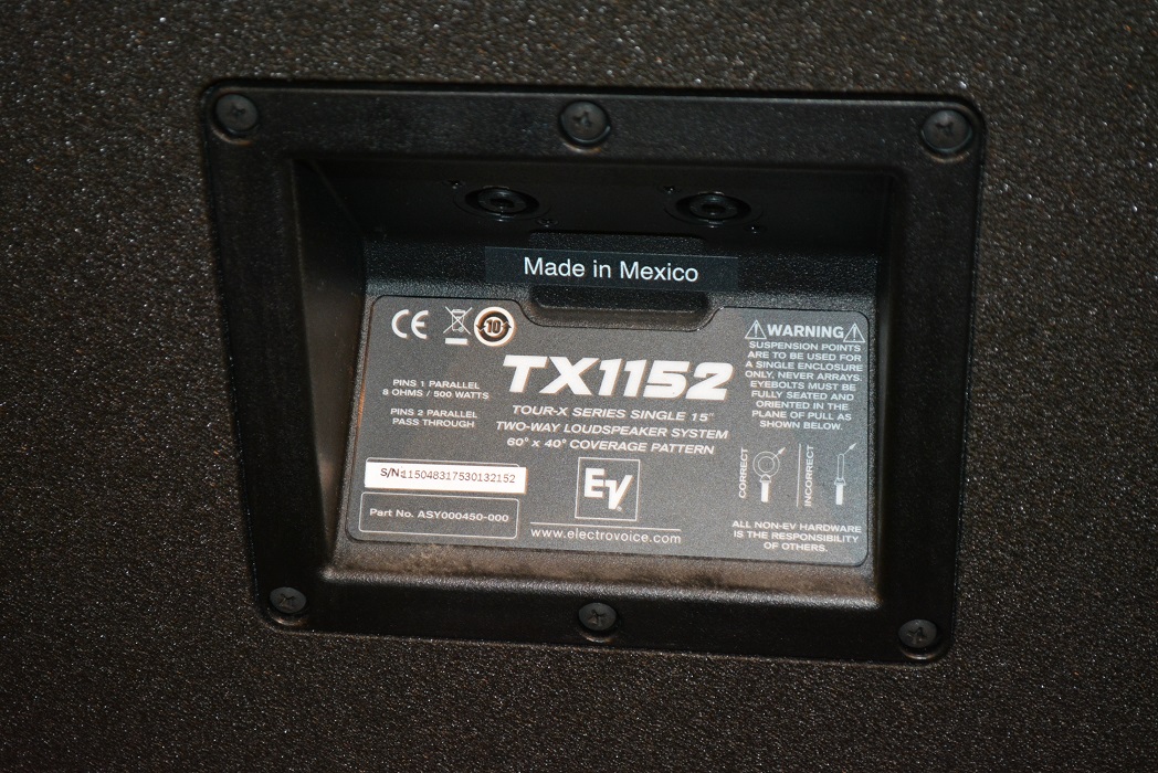 販売終了：中古品 Electro-Voice エレクトロボイス TX1152 パッシブ