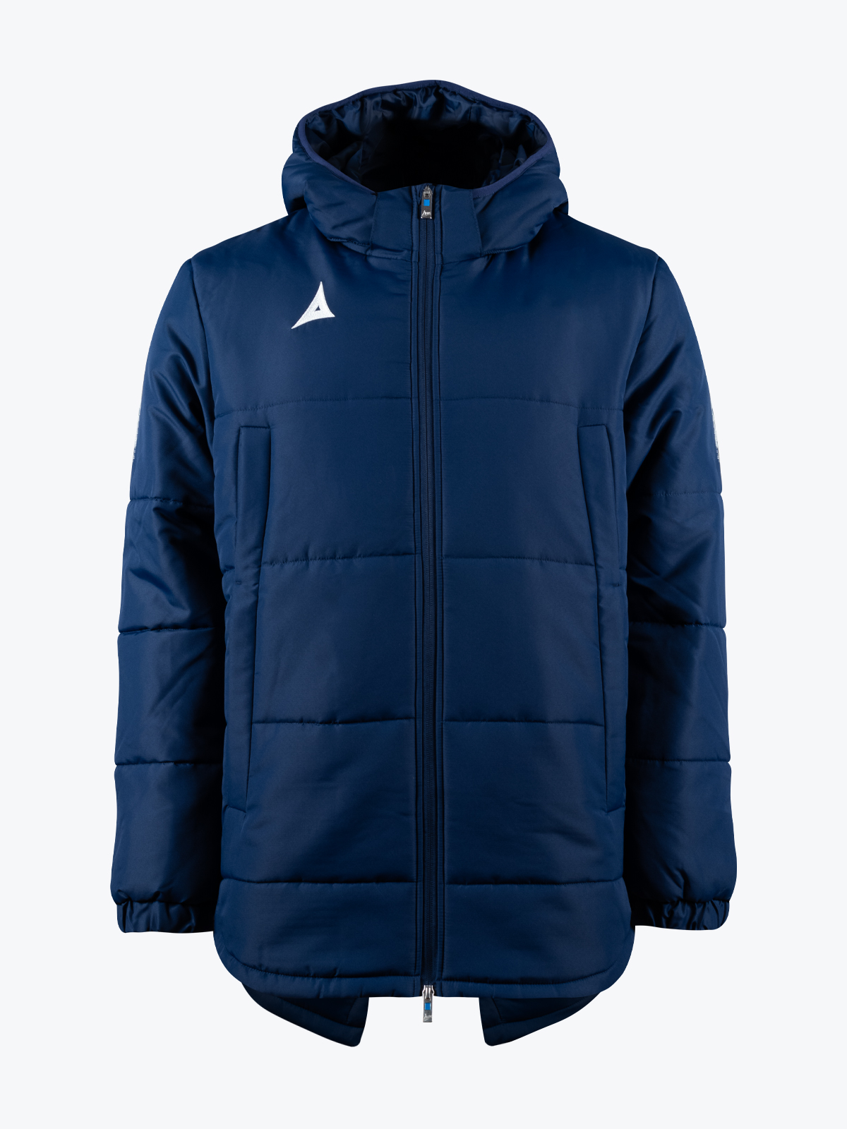 Navy Evolve Bench Jacket | Padded Bench Coat | Avec Sport