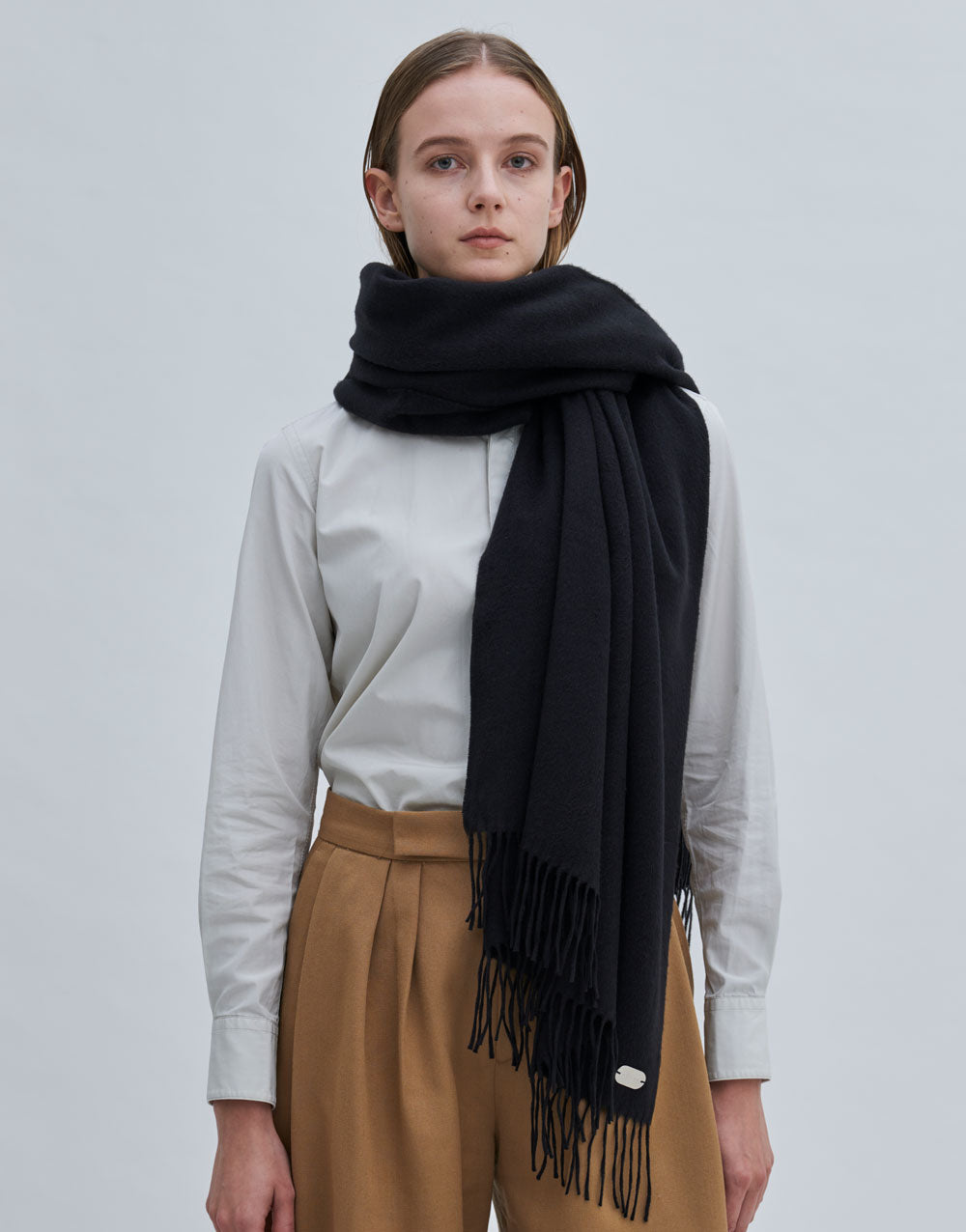 シルク100％ストール ブラック – AVLDE