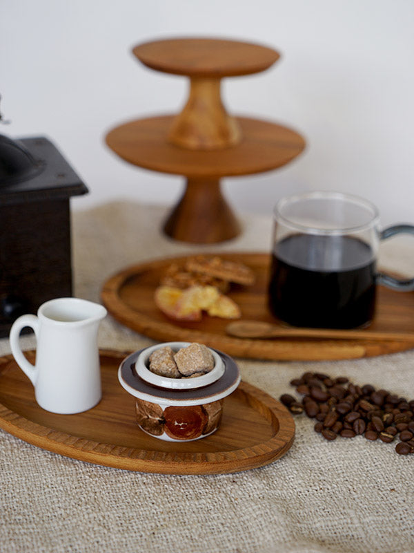 チーク オーバルトレイ | AXCIS ONLINE