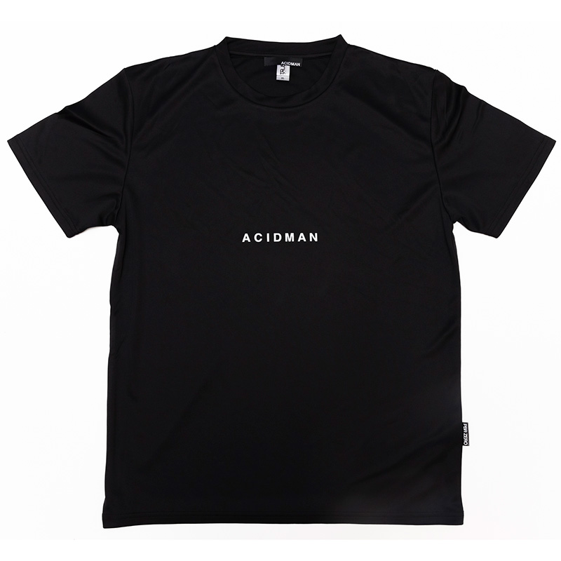 re:Loopリサイクルポリ ACIDMANロゴ Tee（black） | ACIDMAN STORE